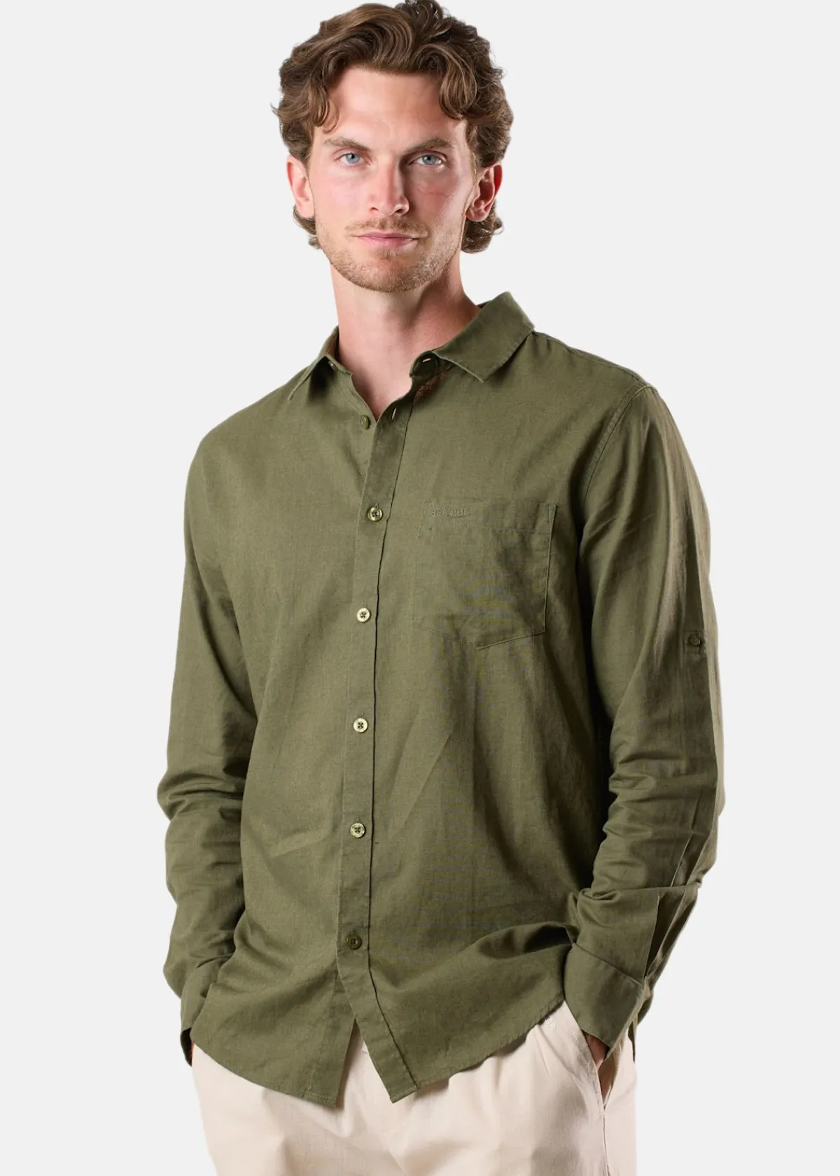 Seaside New Hampshire Linen LS Shirt