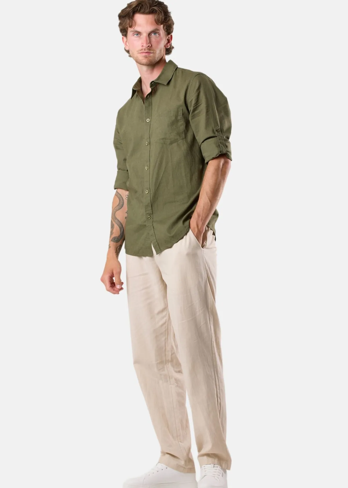 Seaside New Hampshire Linen LS Shirt