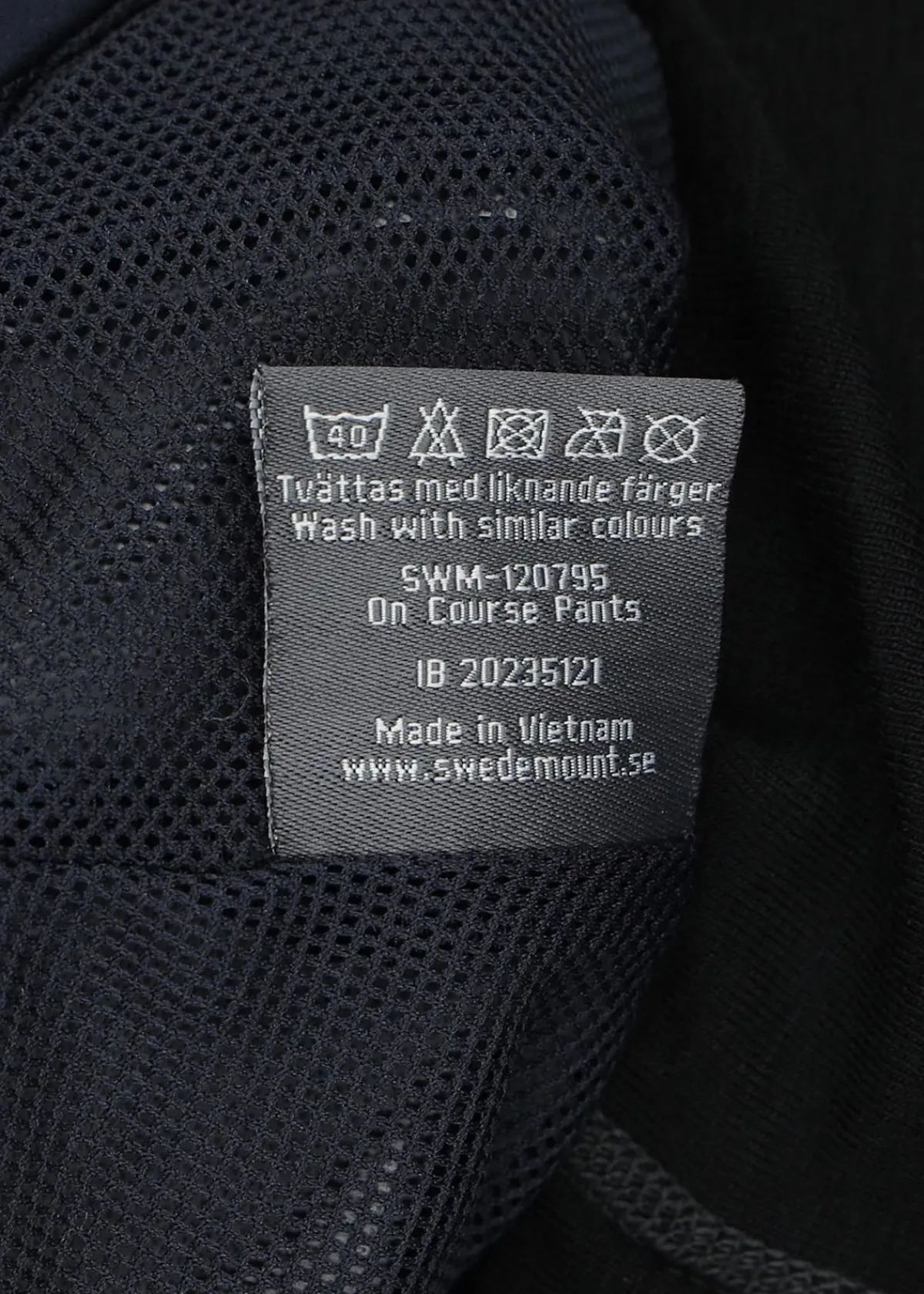 Swedemount On Course Pants