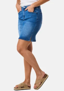 Seaside Oregon Denim Skirt W