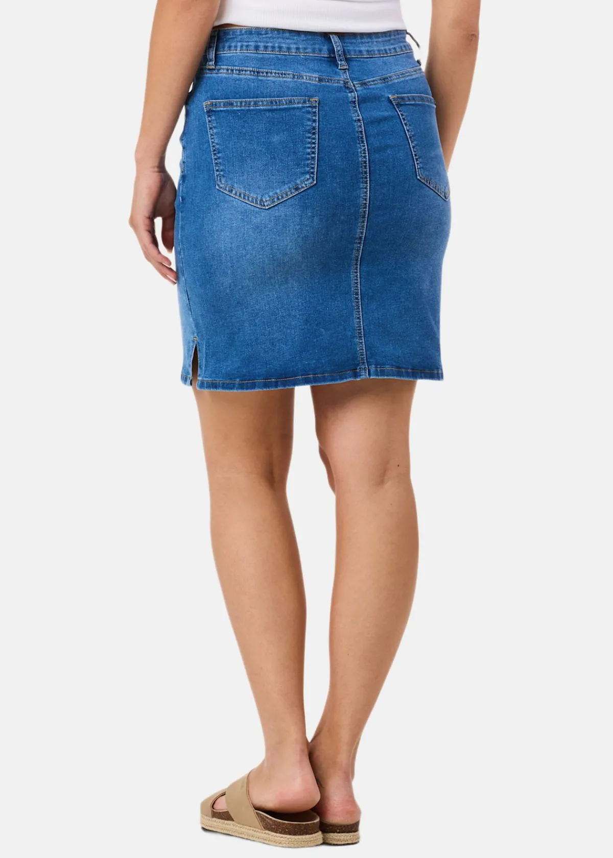 Seaside Oregon Denim Skirt W