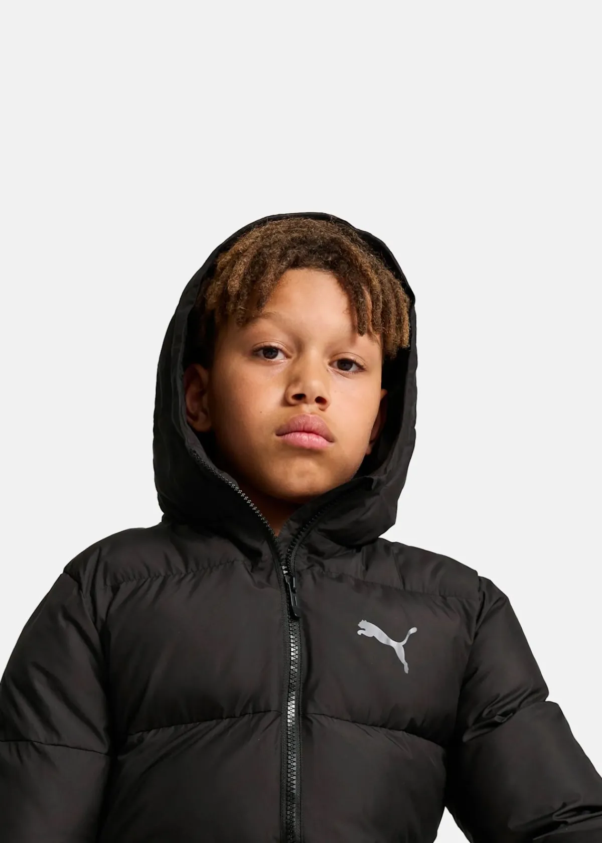 Barn Puma Poly Hooded Puffer Jacket