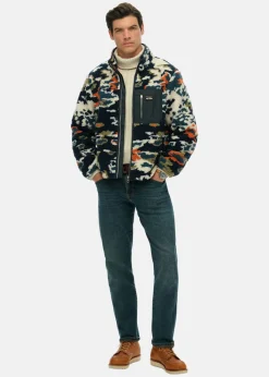 Superdry PRINTED FLEECE ZIP THRU