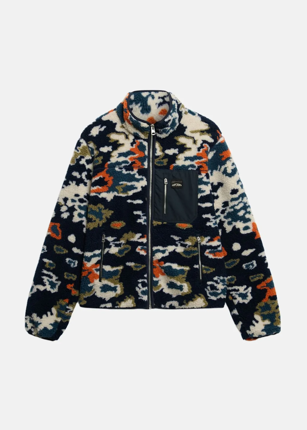 Superdry PRINTED FLEECE ZIP THRU