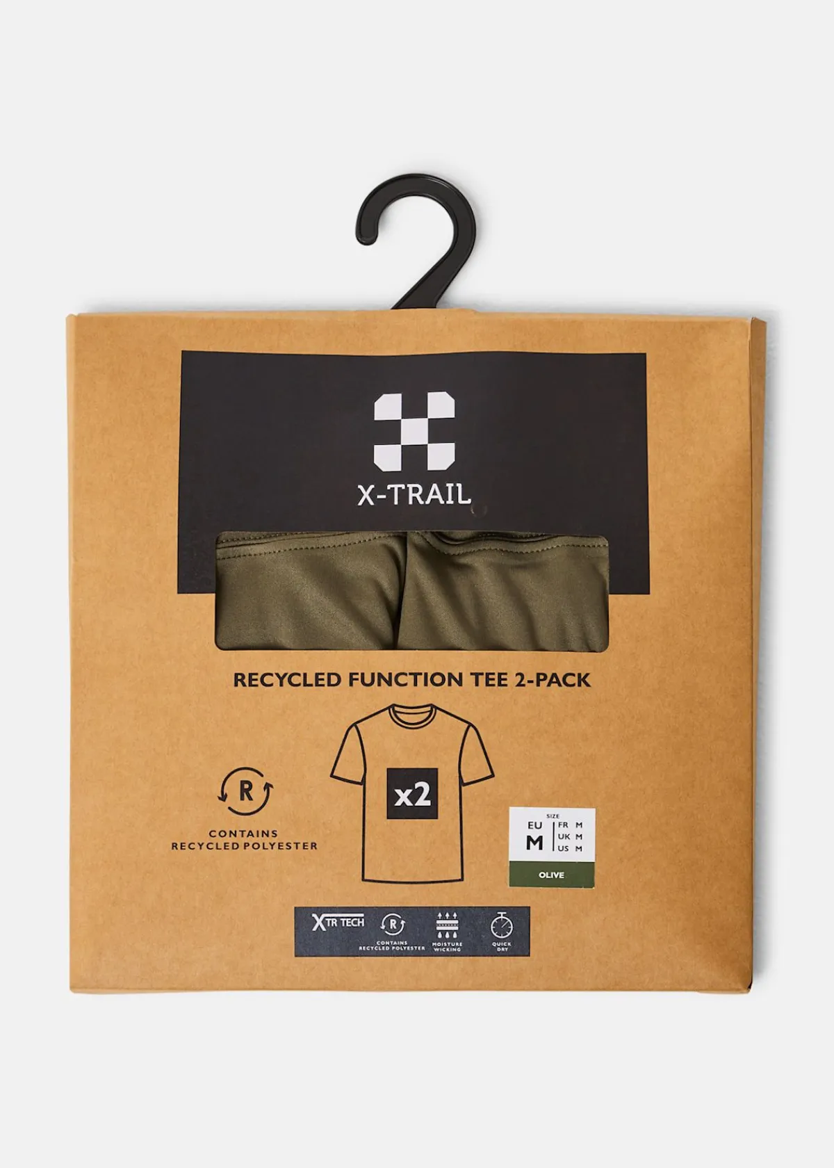 X-trail Recycled Function Tee 2-Pack