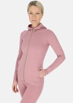 Swedemount Ribbed Seamless Fullzip Hood W