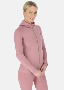 Swedemount Ribbed Seamless Fullzip Hood W