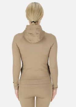 Swedemount Ribbed Seamless Fullzip Hood W