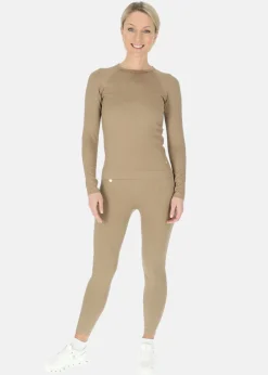 Swedemount Ribbed Seamless Long Sleeve W