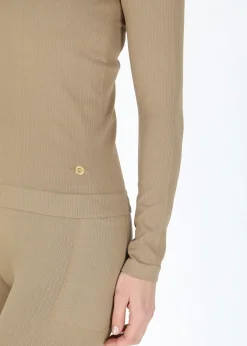 Swedemount Ribbed Seamless Long Sleeve W