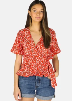 Seaside Sankt Claud Wrap Top W