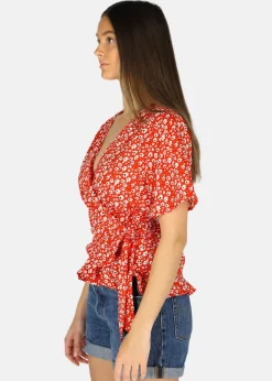 Seaside Sankt Claud Wrap Top W