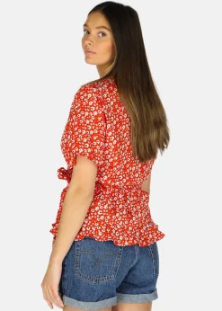 Seaside Sankt Claud Wrap Top W