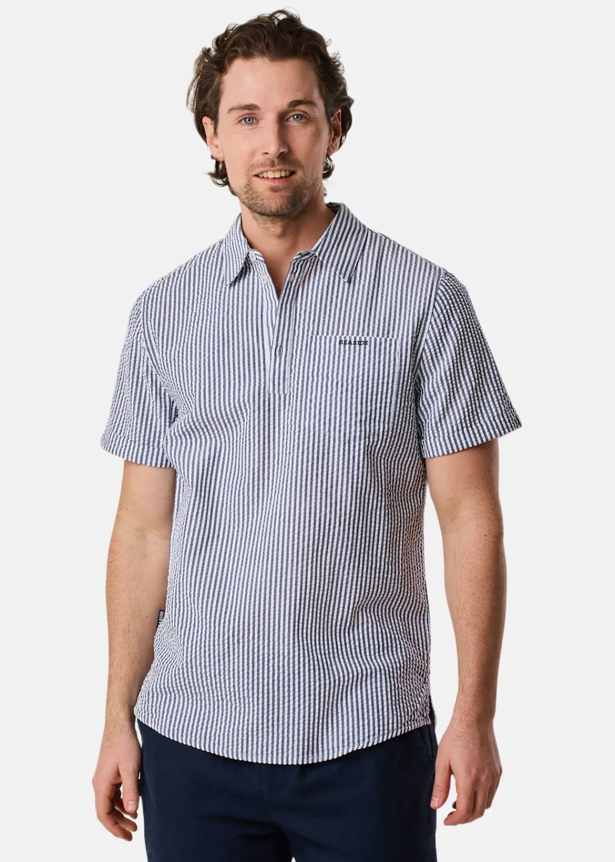 Seaside Seersucker Pique Shirt
