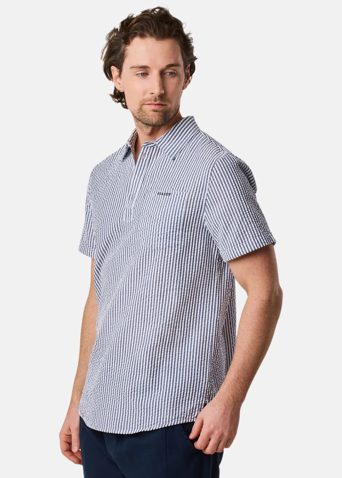 Seaside Seersucker Pique Shirt