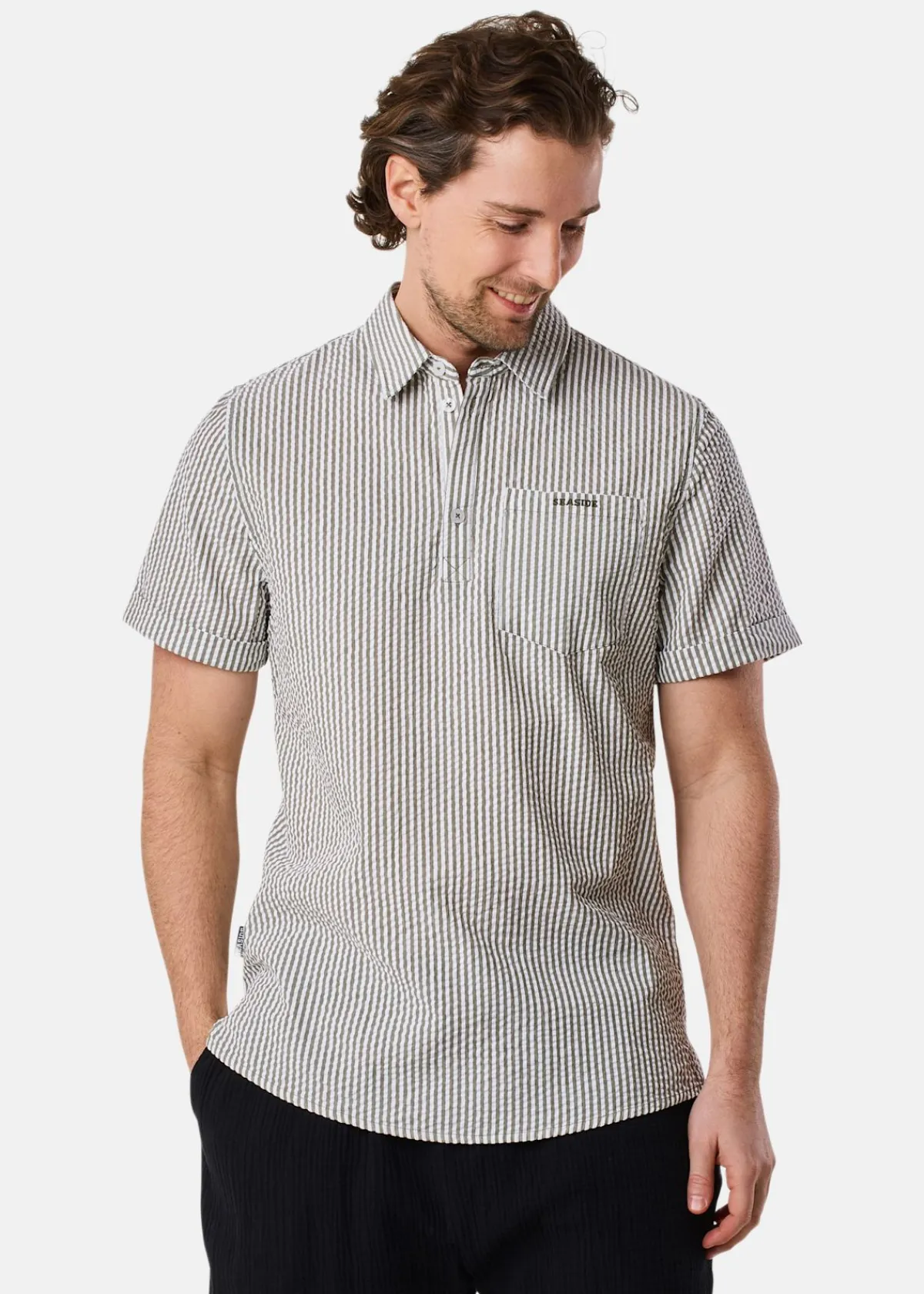 Seaside Seersucker Pique Shirt