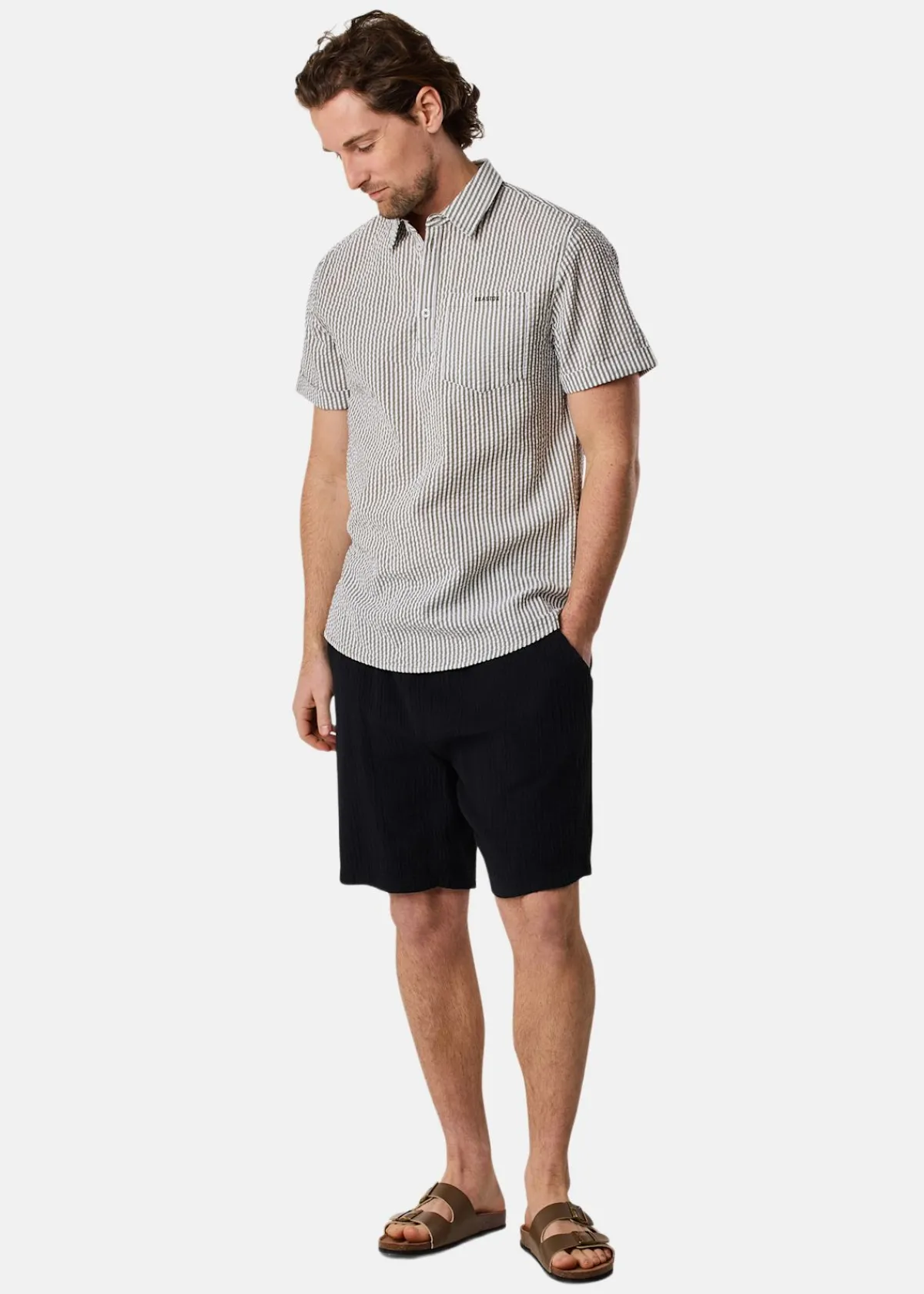 Seaside Seersucker Pique Shirt