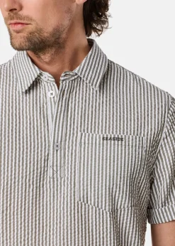 Seaside Seersucker Pique Shirt