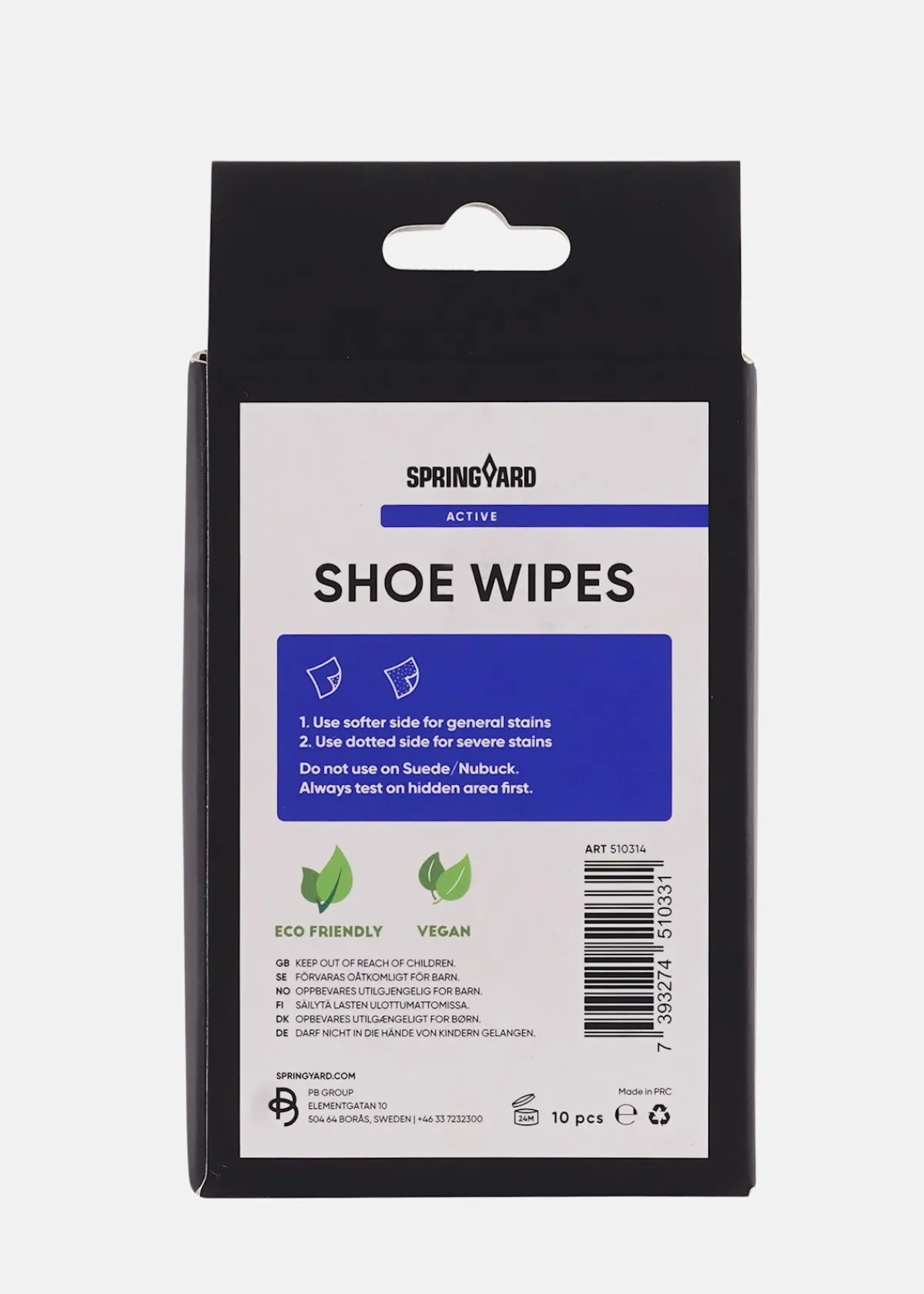 Barn Springyard Shoe Wipes