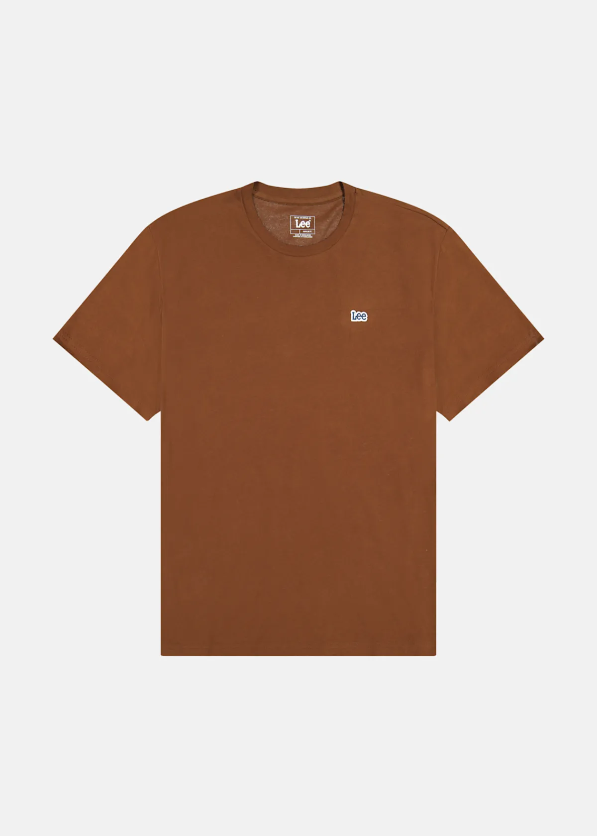 Lee SS_PATCH_LOGO_TEE LUXE_BROWN