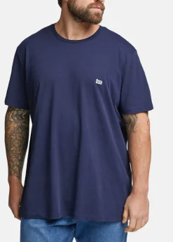 Lee SS_PATCH_LOGO_TEE NAVY