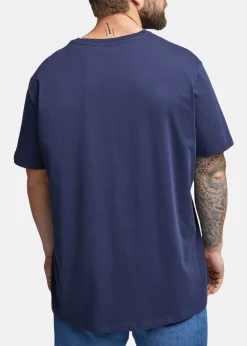 Lee SS_PATCH_LOGO_TEE NAVY