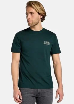 Lee SS_RELAXED_LOGO_TEE GUNMETAL