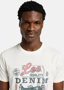 Lee SS_WORKING_WEST_TEE ECRU