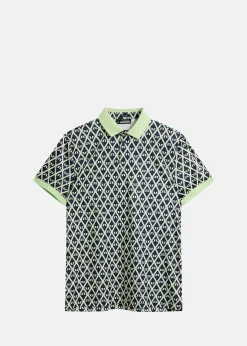 J.lindeberg Tour Tech Reg Fit Print Polo