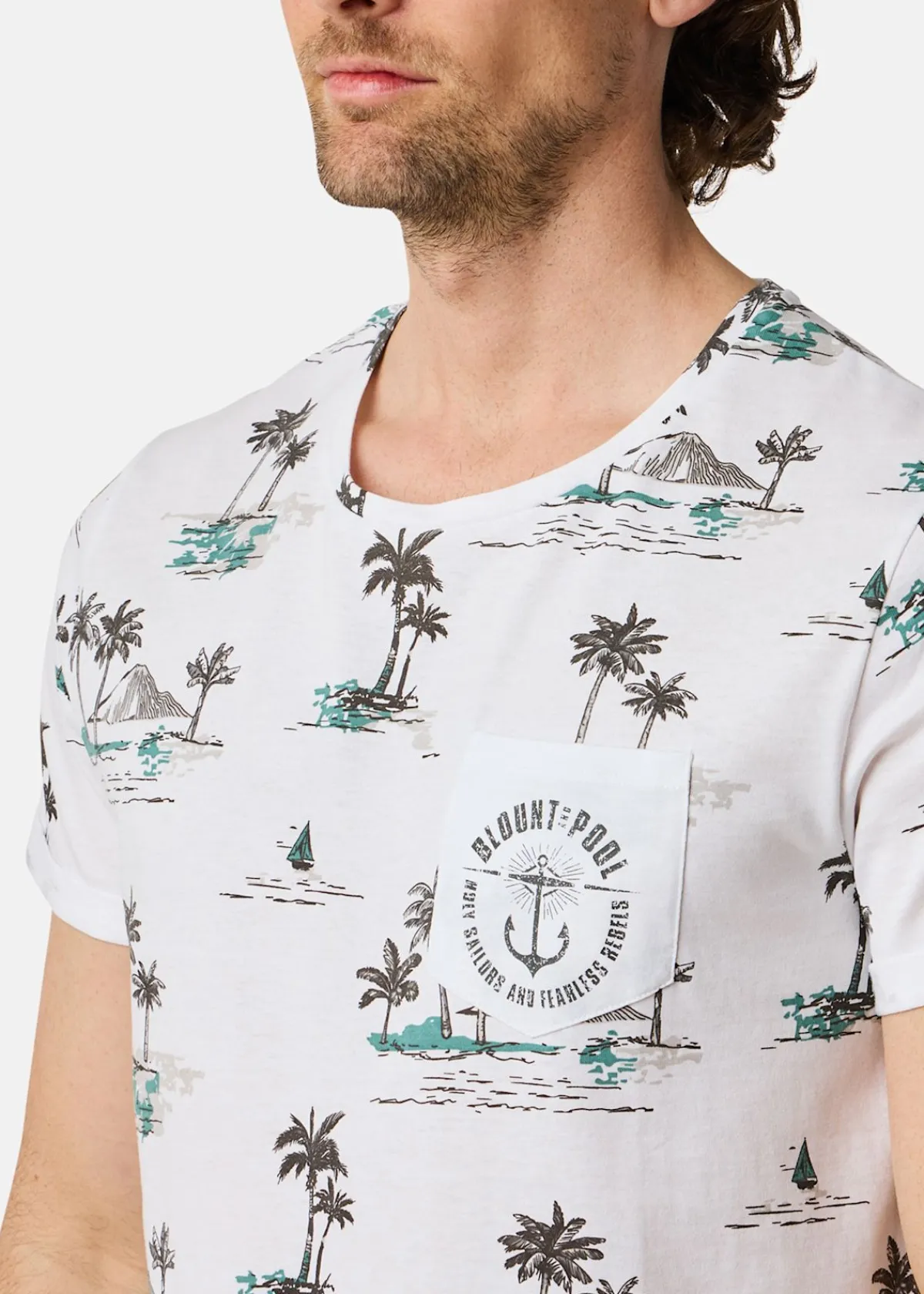 Blount & Pool Tropical Pocket Tee
