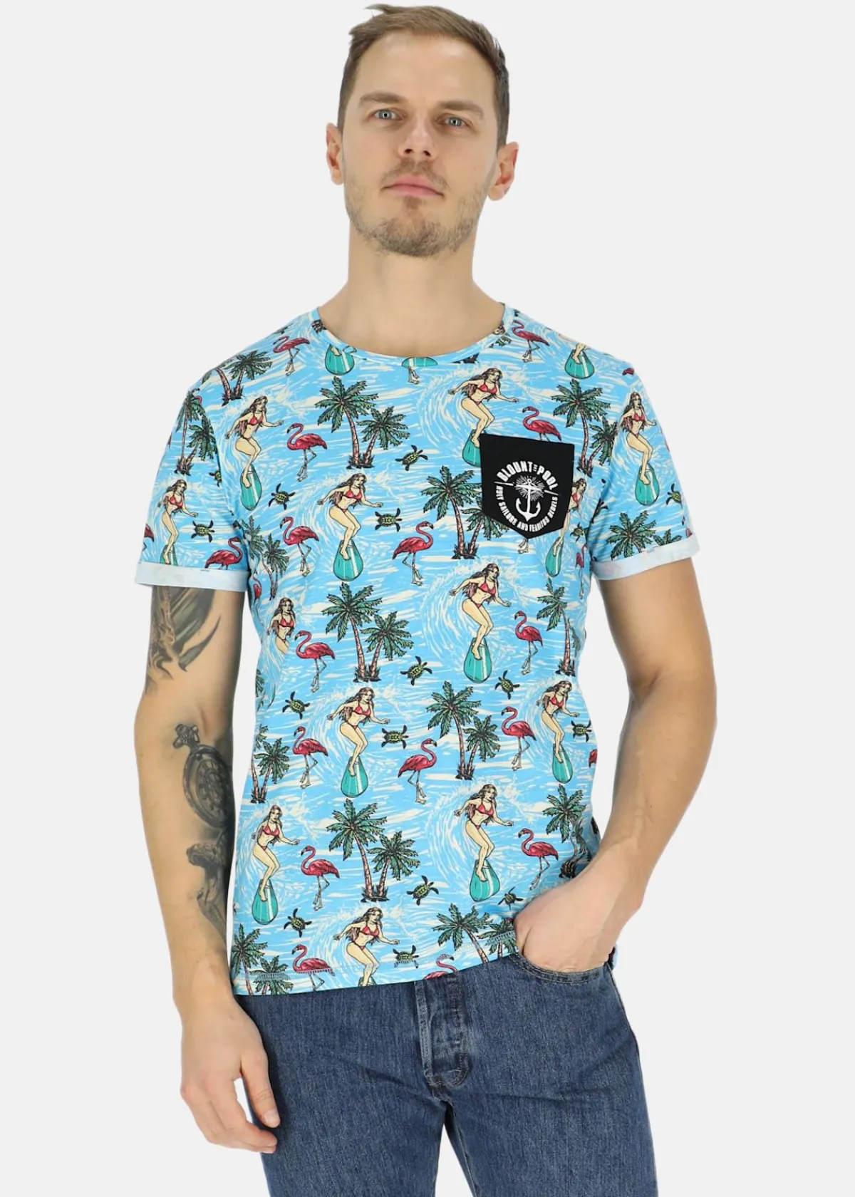 Blount & Pool Tropical Pocket Tee