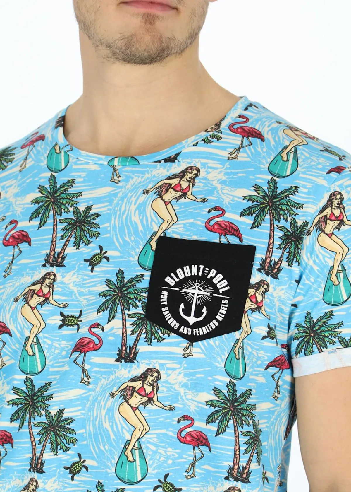 Blount & Pool Tropical Pocket Tee