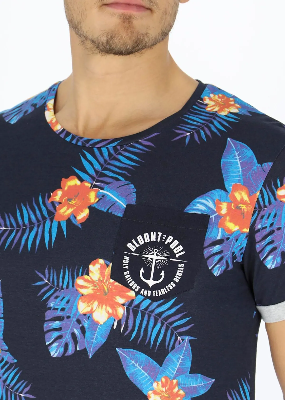 Blount & Pool Tropical Pocket Tee