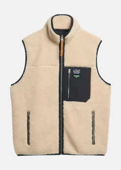 Superdry VINTAGE RETRO FLEECE GILET