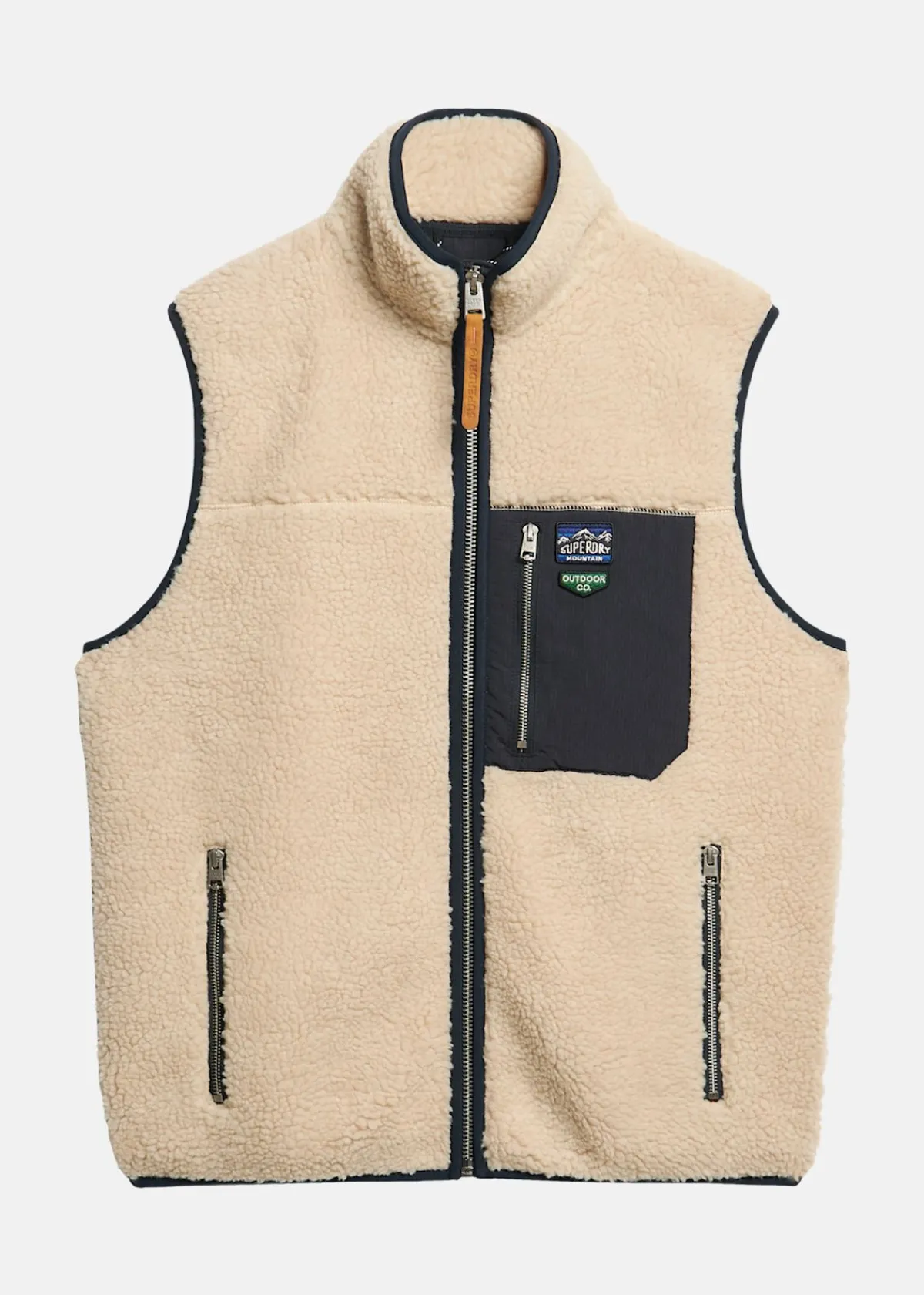 Superdry VINTAGE RETRO FLEECE GILET