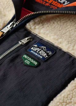 Superdry VINTAGE RETRO FLEECE GILET