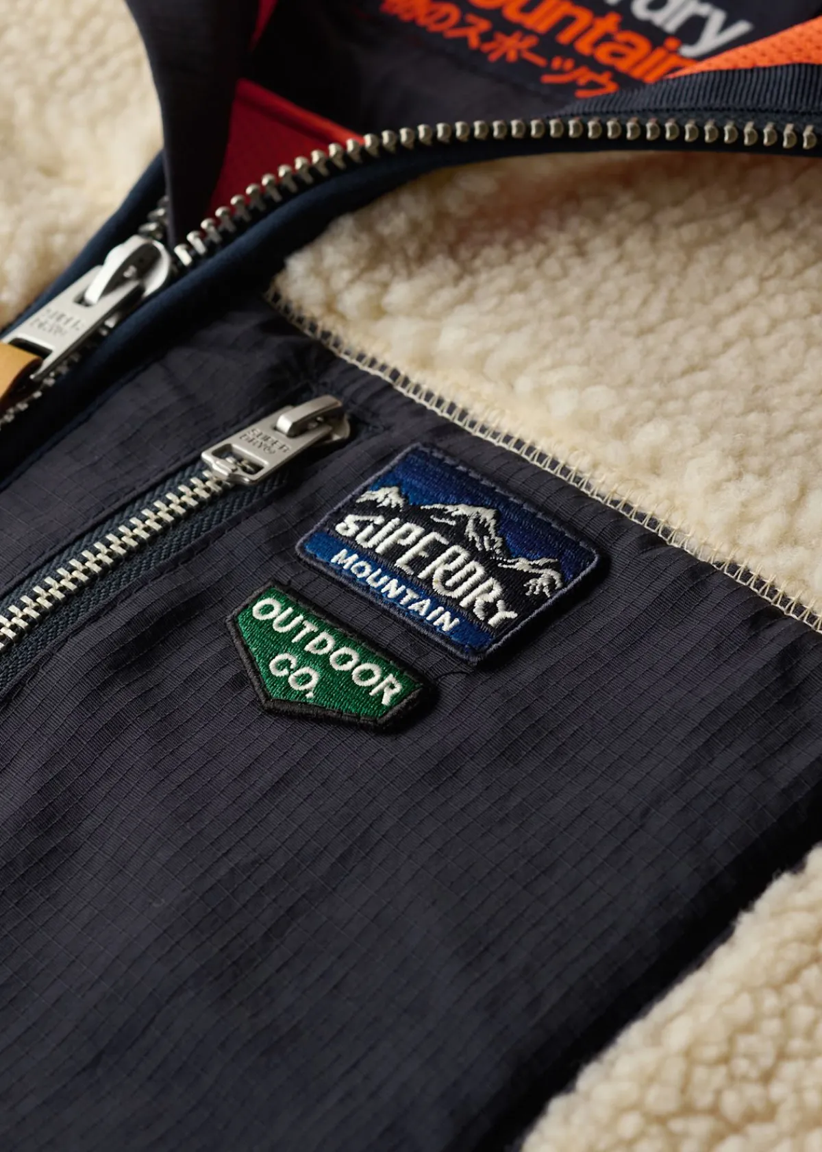 Superdry VINTAGE RETRO FLEECE GILET