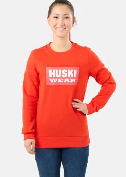 Huski Wear W Logo Crew