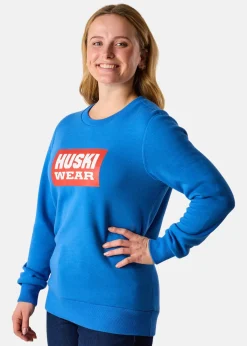 Huski Wear W Logo Crew