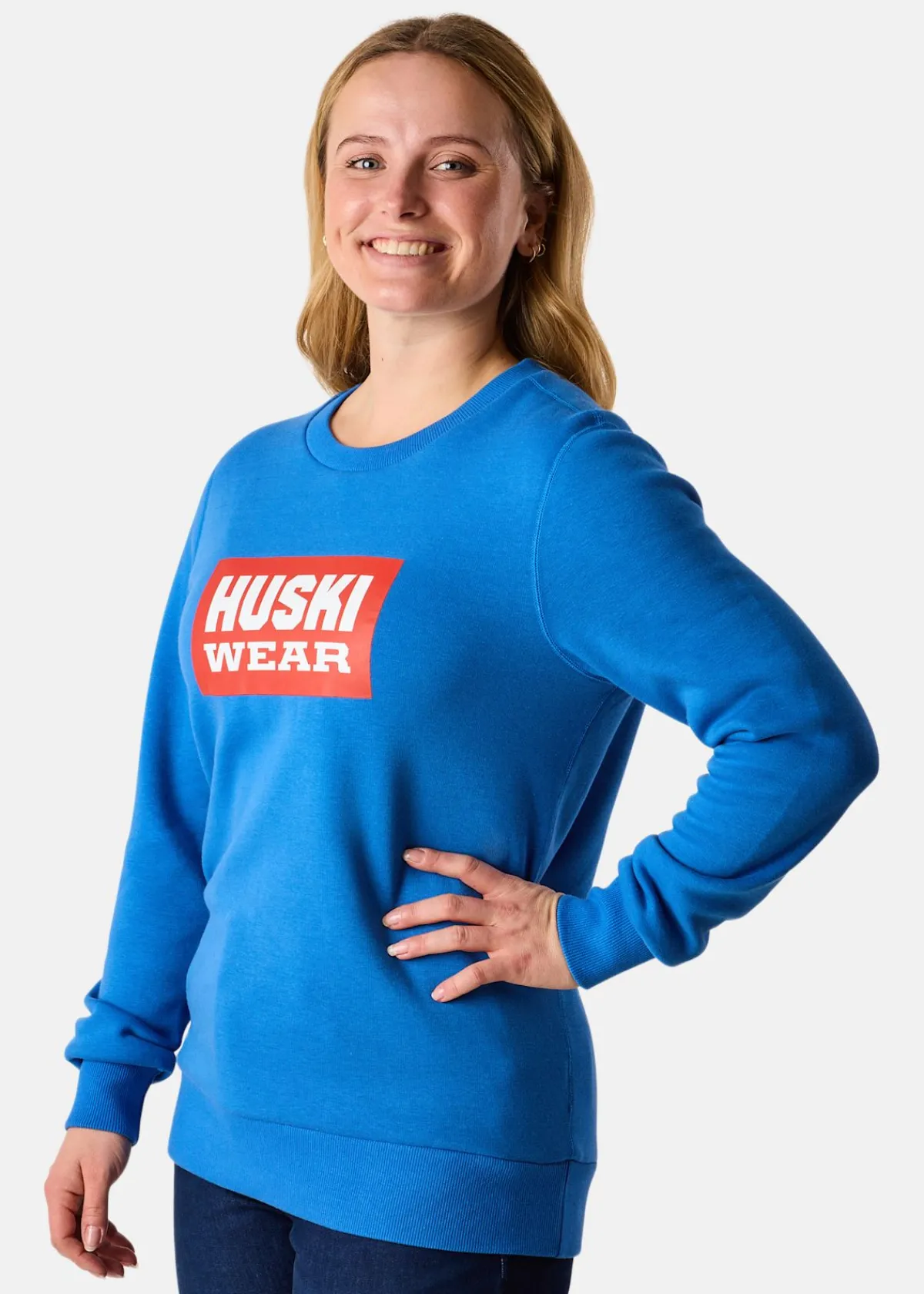 Huski Wear W Logo Crew