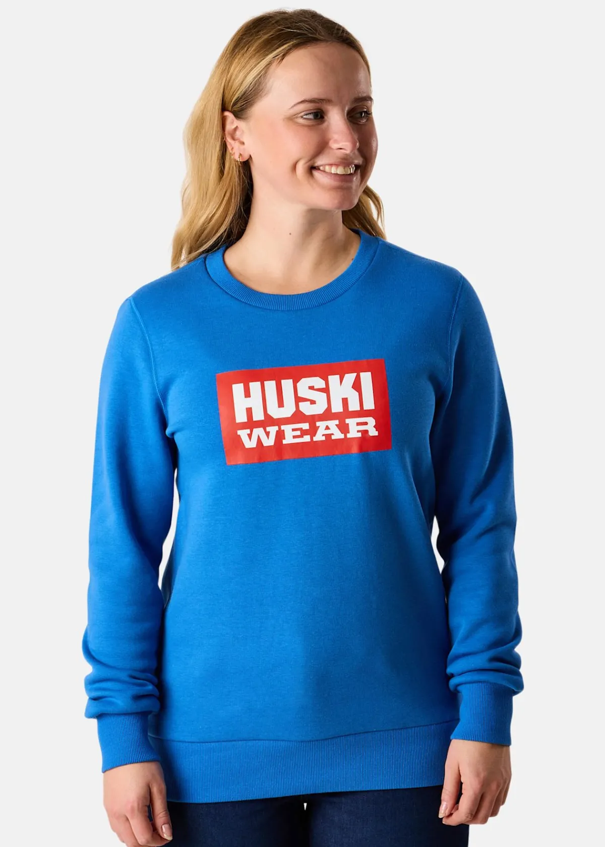 Huski Wear W Logo Crew