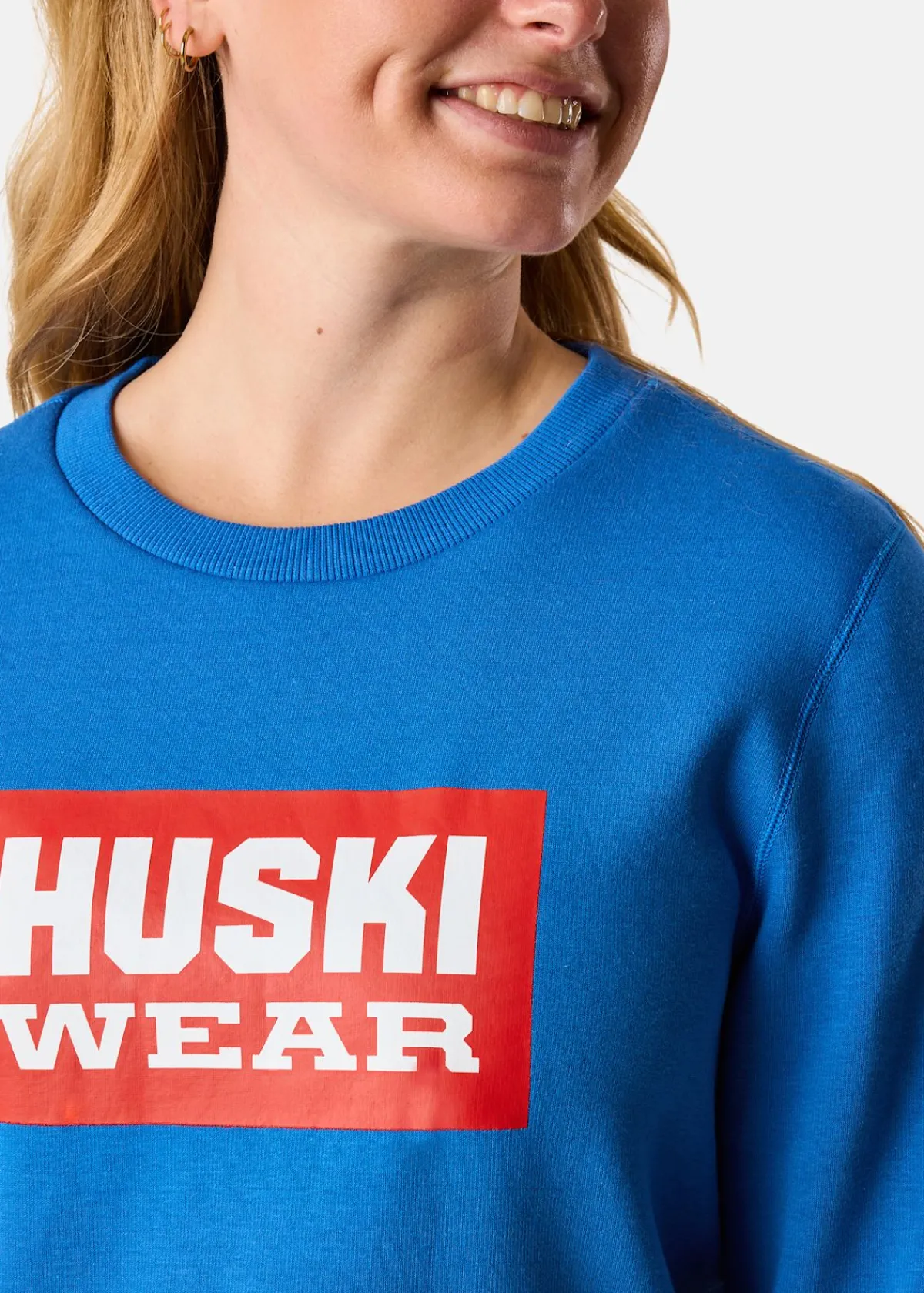 Huski Wear W Logo Crew