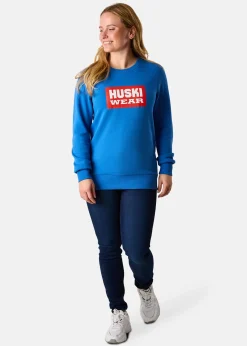 Huski Wear W Logo Crew