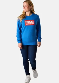 Huski Wear W Logo Crew