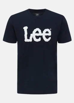 Lee WOBBLY_LOGO_TEE NAVY_DROP