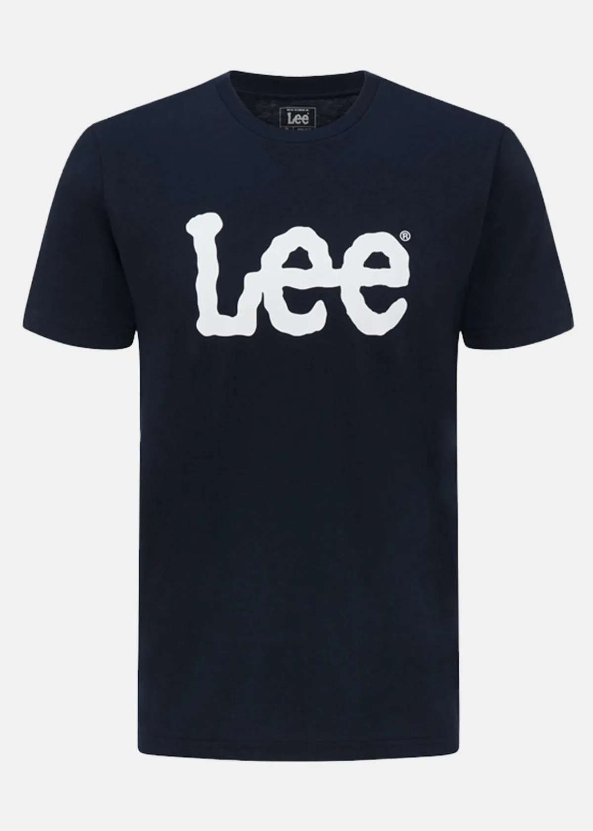 Lee WOBBLY_LOGO_TEE NAVY_DROP