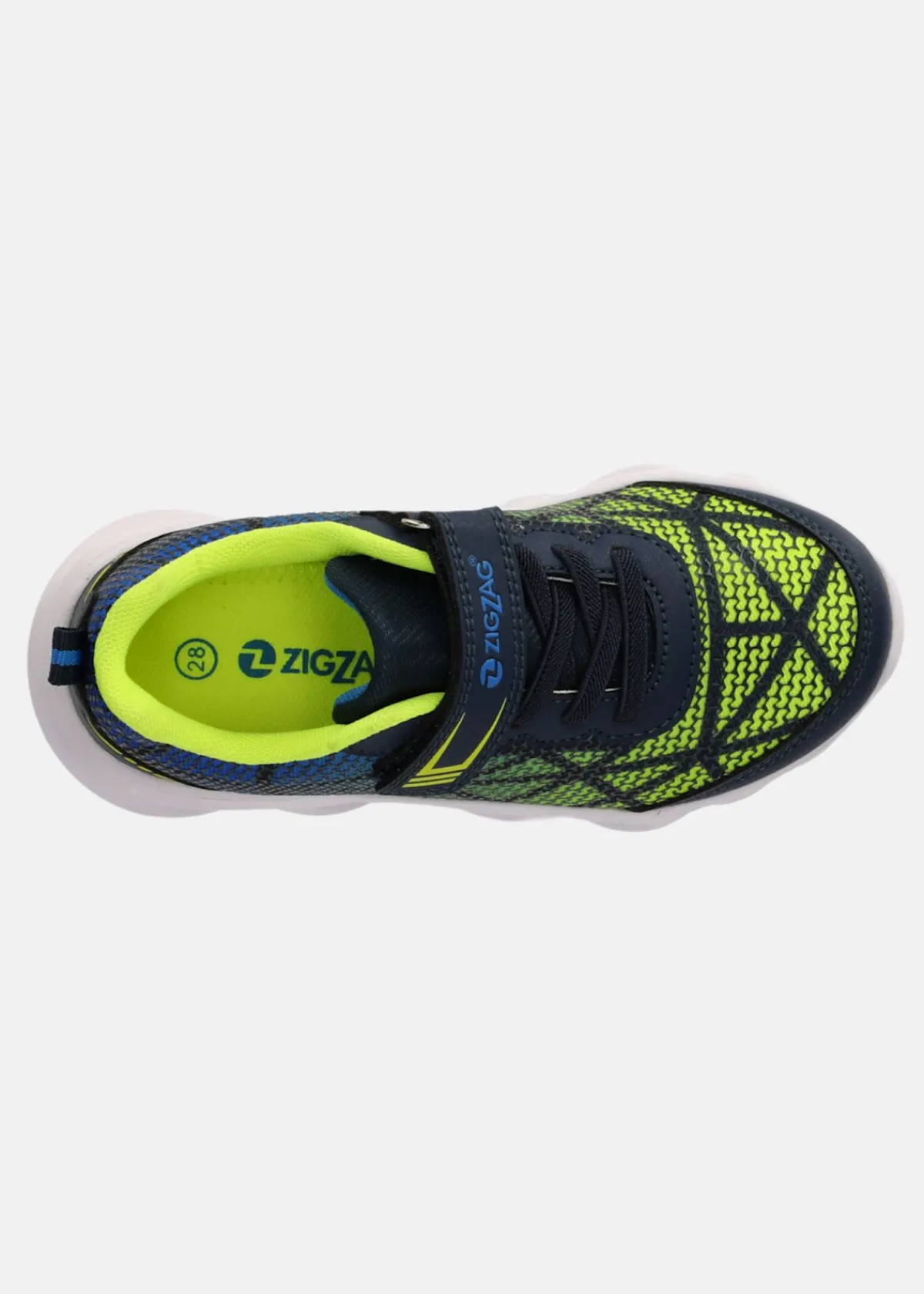 Barn Zigzag Zetes Kids Shoe W/Lights