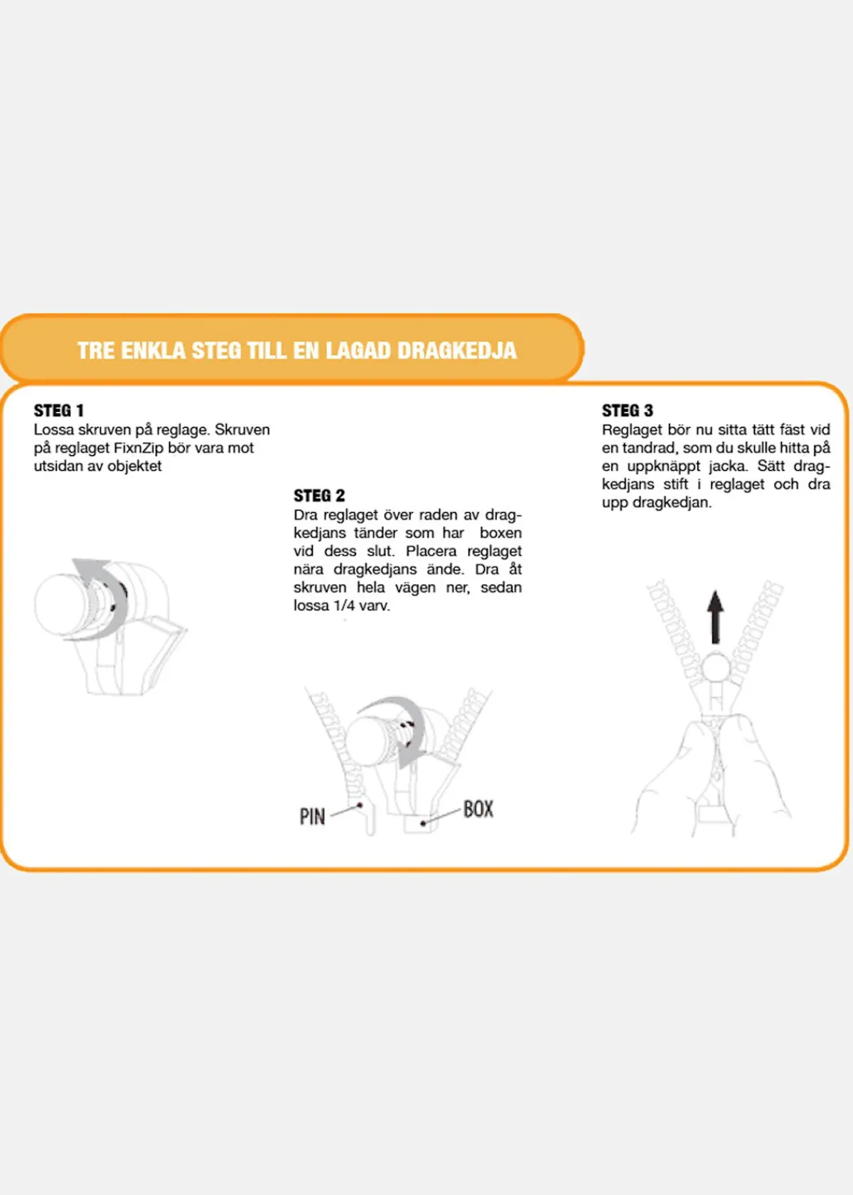 Barn Jo Sport Zipper Repair Kit